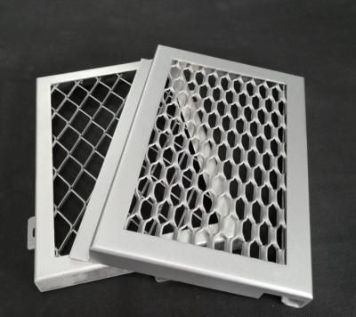 China Perforated Modern Aluminum Panels Aluminum Mesh Panel 3D Architectural Exterior for sale