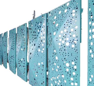 China Modern Wall Cladding Exterior Cladding Die Cut Aluminum Panel for sale