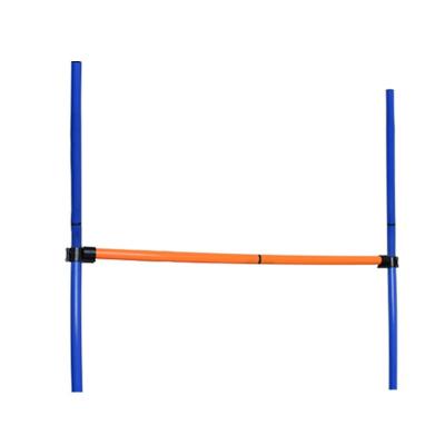 China Viable Detachable Training Pole Portable Jumping Agility Training Equipment , Pet Agility Cone Obstacles for sale