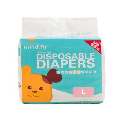 China Manufacturer Wholesale Disposable Pet Viable Supply Super Soft Absorbent Disposable Diaper Female And Male Dog Diapers for sale