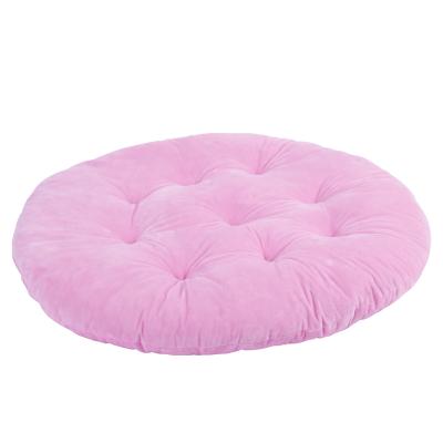 China Breathable In Running Crystal Velvet Round Dog Cat Pet Bed for sale