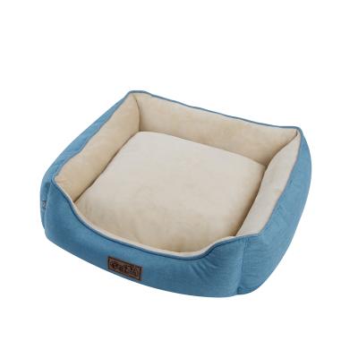 China Travel Square Bite Heavy Duty Pet Bed , Washable Breathable Non-Slip Pet Mat for sale