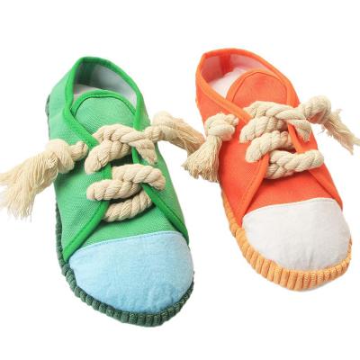 China Toys Viable Dog Bite Voice Pet Shoes Simulation Set Combination Amazon Grinding Teeth Clean Tooth Doll Wholesale for sale