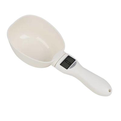 China Wholesale Automatic ABS Manufacturer Cat Scoop Pet Measure Spoon Electric Dog Food Shovel for sale