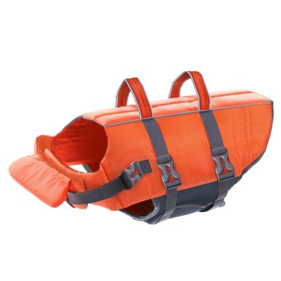 China Sustainable Life Waterproof For Dogs Portable Pet Life Jacket Vest Safety Swimwear for sale