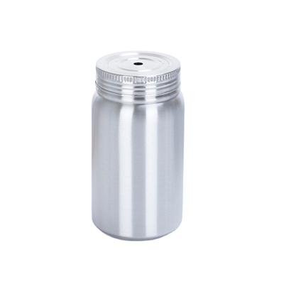 China Amazon Best Sellers Sustainable Stainless Steel Thermos Mason Jar Eco-Friendly Tumbler With Steel Lid And Straw for sale