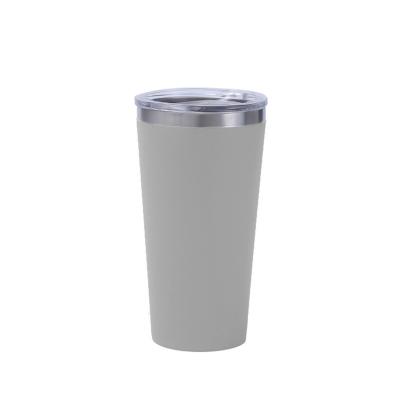 China Hot Selling Minimalist Double Wall Stainless Steel Vacuum Insulated Tumbler Mug With Wide Mouth With Lid For 20OZ for sale