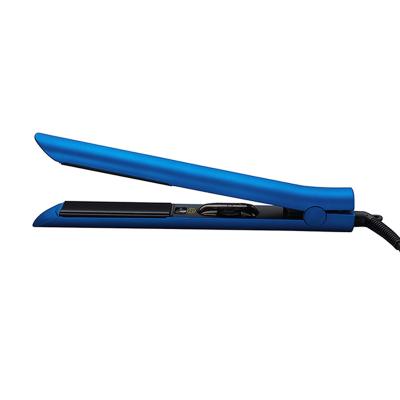 China Hair Curler Ceramic Electric Cylindrical Straight Bearing and Straightening Free Shaping Blue Dual Function for sale