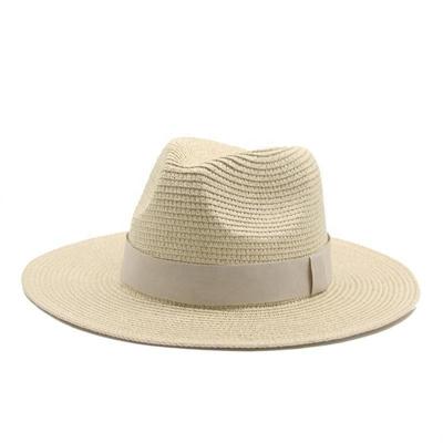 China Straw Hats Straw Hats Sun Straw Braid Floppy Fedora Beach Panama Character Women Men Summer Outdoor Spring Breathable Straw Hats for sale