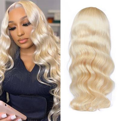 China Fate 613 blonde body wave hair wigs factory wholesale price full body wave 130% lace wig with good quality for sale