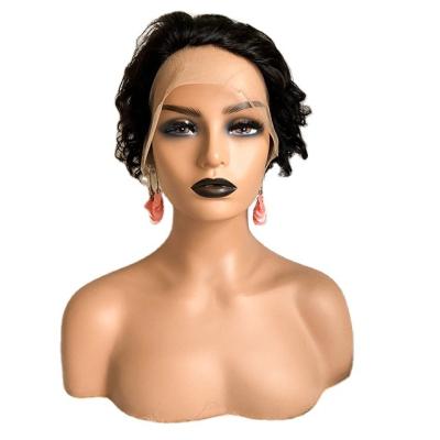 China Wholesale Price 13*4 T Piece Lace Hair Short Curly Short Bob Wigs For Black Women for sale