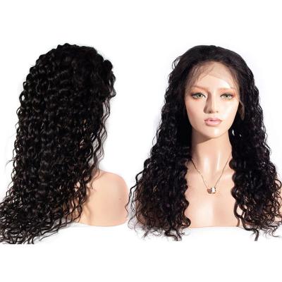 China Good Quality Human Hair 13x6 150% Density Water Wave Raw Water Wave Lace Hair Wig From Factory for sale