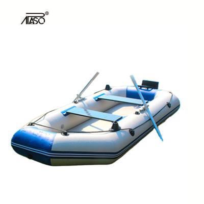 China PVC APASO CE Inflatable Water Play Equipment Fishing PVC Rowing Boats Kayaks B230 For 3 Person for sale