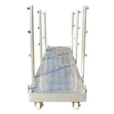 China Cstomized Hj Marine Customized Lightweight Folding Steel Boat Boarding Ladder for sale