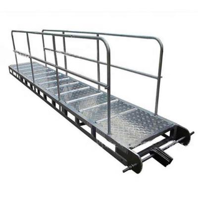 China Cstomized Hj Marine Customized Steel Gangway Ladder For Boat for sale