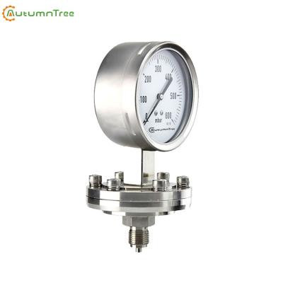 China Flush diaphragm seal pressure gauge with diaphragm 4