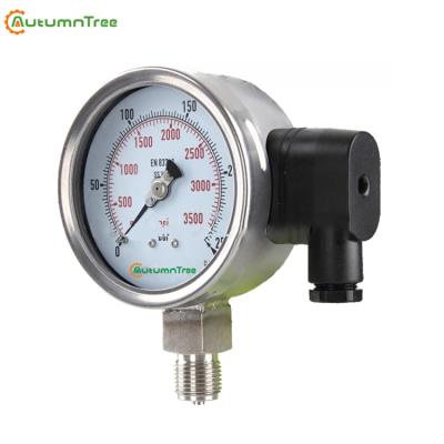 China For Gaseous and Liquid Boiler Oil Pressure Measurement of Media 1% F.S Stainless Steel Steam for sale