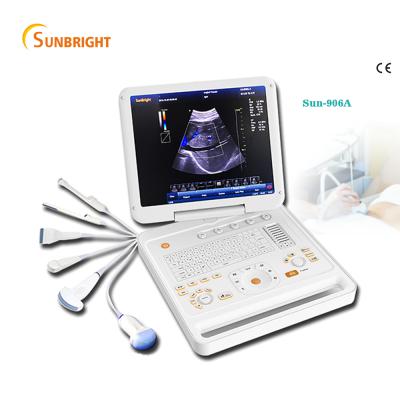 China Portable OB Laptop 3d Color Doppler System Doppler Ultrasound Equipment Echo Color Doppler Sun-906A for sale