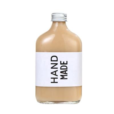 China Customized Daily Life Logo Print Coffee Juice Milk Glass Bottles 100ml 200ml 250ml 350ml 500ml for sale