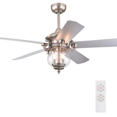 China With Light Smart Ceiling Fan With Light Remote Control Fan Lights Ceiling Light Fan for sale