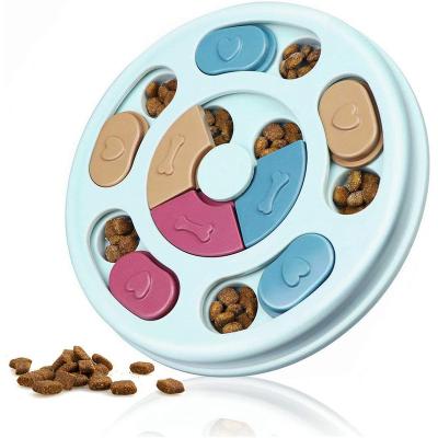 China Viable Wholesale Hot Selling Pet Puppy Treat IQ Interactive Puzzle Game Toy For Dog for sale