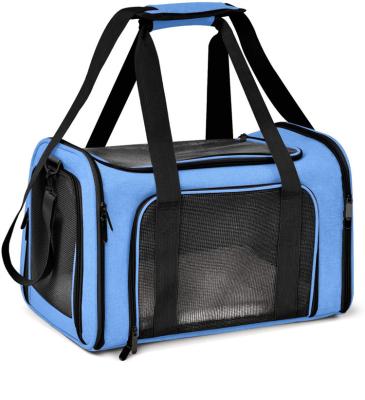 China High Quality Durable Expandable Pet Carrier Viable Bag Hot Sale Airline Approved Cat Bag Pet Cages Carrier For Travel for sale