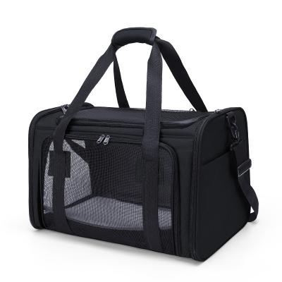 China Viable Pet Carriers Wholesale Airline Approved Pet Travel Bag Puppy Cat Dog Carrier Soft Pet Carrier Bag for sale