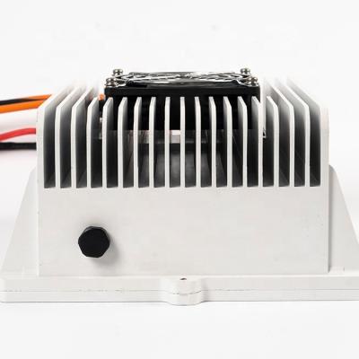 China Aluminum alloy good quality step up 12v to 48v 3a 5a boost dc dc converter for electric vehicle cars for sale