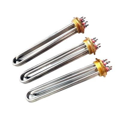 China Hotels Stainless Steel Flange Immersion Heating Element for sale