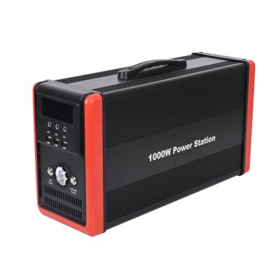 China Security Portable Solar Power Station DC/AC Battery 110V 220V Solar Power Station 500W 1000W Portable Outdoor Power Generator PD Type C for sale