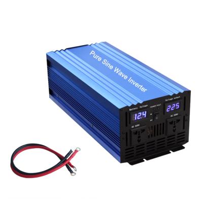 China 3KW 12VDC/24VDC/48VDC to DC 220VAC to AC Pure Sine Wave Power Inverter for Car DC12V-AC220V 36*14*18CM for sale