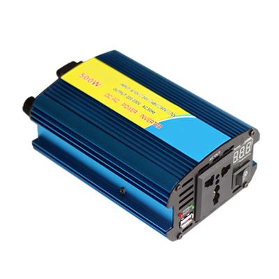 China Easy to Use AC220V AC Home Appliances Pure Sine Wave LED Display Power Inverter 300W 500W 1000W DC12V for Car with Safe Protection for sale