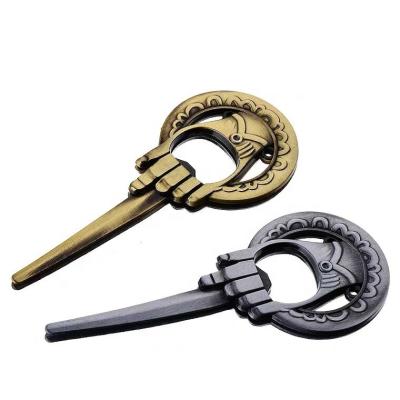 China Promotional Nickel Zinc Alloy Antique Color Bottle Opener Gifts Vintage Bottle Opener Practical Key Ring for sale