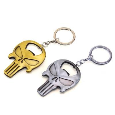 China Promotional Nickel Zinc Alloy Antique Color Bottle Opener Gifts Design Creative Handy Bottle Opener Keychain for sale