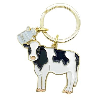 China 18K Global Exquisite Enamel Gold Plating Global Exquisite Enamel Spot Supply Order Metal Key Chain Metal Key Chain Direct Promotional Gifts for sale