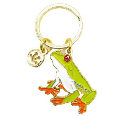 China 18K Global Exquisite Enamel Gold Plating Global Exquisite Enamel Spot Supply Order Metal Key Chain Metal Key Chain Direct Promotional Gifts for sale