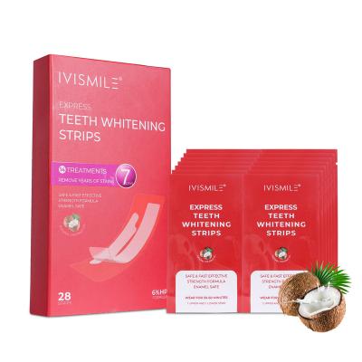 China China Convenient Professional Wholesales Private Logo IVISMILE Teeth Whitening Tooth Strips for sale