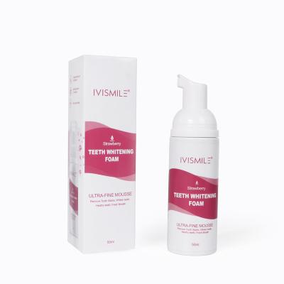 China IVISMILE Wholesale Portable Deep Cleansing Foam Toothpaste Whitening for sale