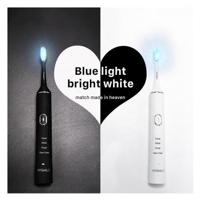 China IVISMILE Ultra Sonic Teeth Whitening Four Modes LED Light Wireless Charging Electric Toothbrush for sale