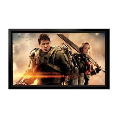 China High Gain Optical Frame Coating 3D Projection 110 Inch Projector Screen Frame Projection Screen for sale