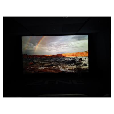 China 9 Framed Acoustic Perforating Projector Screen ALR 16 Frame 0.6mm Microaperture Projector Screen for sale