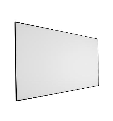 China Frame 120 Inch ISK 16:9 Microporous Flat Narrow Edge Sound Transparent White Screen for sale