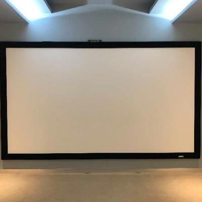 China 120 Inch Wall Mounted Opaque High Definition Flexible White Picture Frame Screen Projector Screen for sale