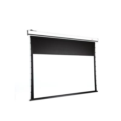 China 200 Inch 4k HD Electric Custom Wall Mount Electric Reflective Auto Projector Screen for sale