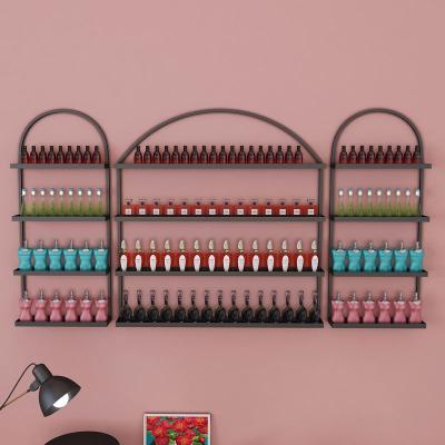 China European Custom Iron Perfume Display Rack Custom Shop Nail Polish Display Rack for sale