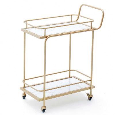 China Easy To Use And Durable Home Dining Trolley Cart Mobile Dining Trolley Commercial Hotel Trolley for sale