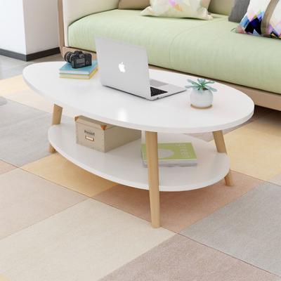 China Creative double-layer table family coffee table delicate modern small living room table for sale