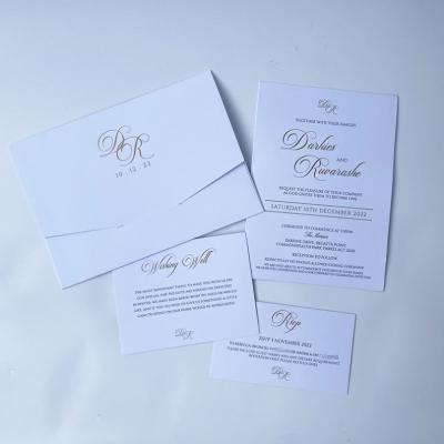 China Brand promotion/congratulation/invitation Customize Sustainable Wedding Invitation Card Passport Envelopes Wedding Cards Designs Invitation for sale