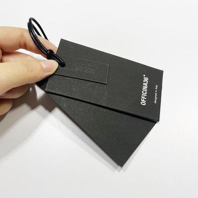 China Environmentally Friendly Factory Custom Eco Friendly Recycle Vanilla Paper Hang Tag Swing Tag For Clothing And Jeans Tags for sale