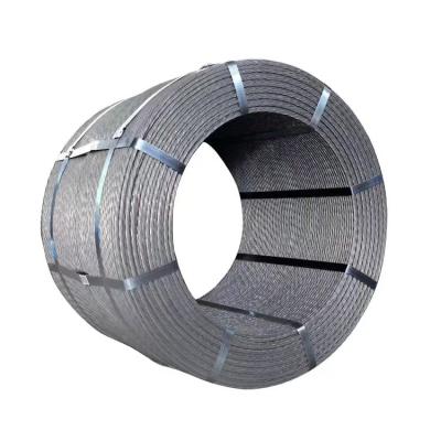 China Construction China Unbonded Post Tension PC Steel Wire Direct Bending Galvanized Wire for sale